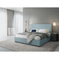 Lova Micadoni Home Aranda 45, 160x200cm, šviesiai mėlyna kaina ir informacija | Lovos | pigu.lt