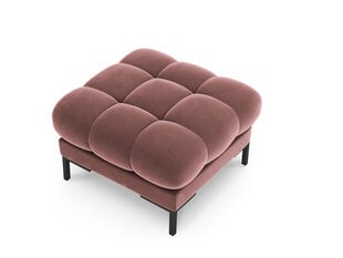 Пуф Micadoni Home Mamaia, розовый/черный цена и информация | Кресла-мешки и пуфы | pigu.lt
