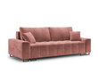 Sofa Micadoni Home Byron 3S, rožinė kaina ir informacija | Sofos | pigu.lt