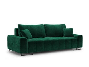 Sofa Micadoni Home Byron 3S, tamsiai žalia kaina ir informacija | Sofos | pigu.lt