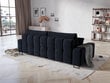 Sofa Micadoni Home Byron 3S, tamsiai mėlyna kaina ir informacija | Sofos | pigu.lt