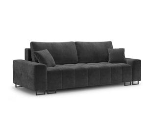 Sofa Micadoni Home Byron 3S, tamsiai pilka kaina ir informacija | Sofos | pigu.lt