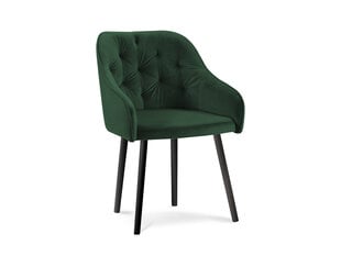 Kėdė Micadoni Home Nissi, tamsiai žalia kaina ir informacija | Virtuvės ir valgomojo kėdės | pigu.lt