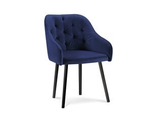 Kėdė Micadoni Home Nissi, tamsiai mėlyna kaina ir informacija | Virtuvės ir valgomojo kėdės | pigu.lt