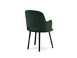 Kėdė Micadoni Home Marin, tamsiai žalia kaina ir informacija | Virtuvės ir valgomojo kėdės | pigu.lt