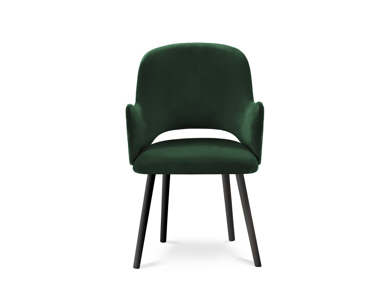 Kėdė Micadoni Home Marin, tamsiai žalia kaina ir informacija | Virtuvės ir valgomojo kėdės | pigu.lt