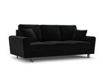 Sofa Micadoni Home Moghan 3S, juodos spalvos