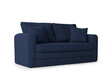 Sofa Micadoni Home Lido 2S, tamsiai mėlyna kaina ir informacija | Sofos | pigu.lt