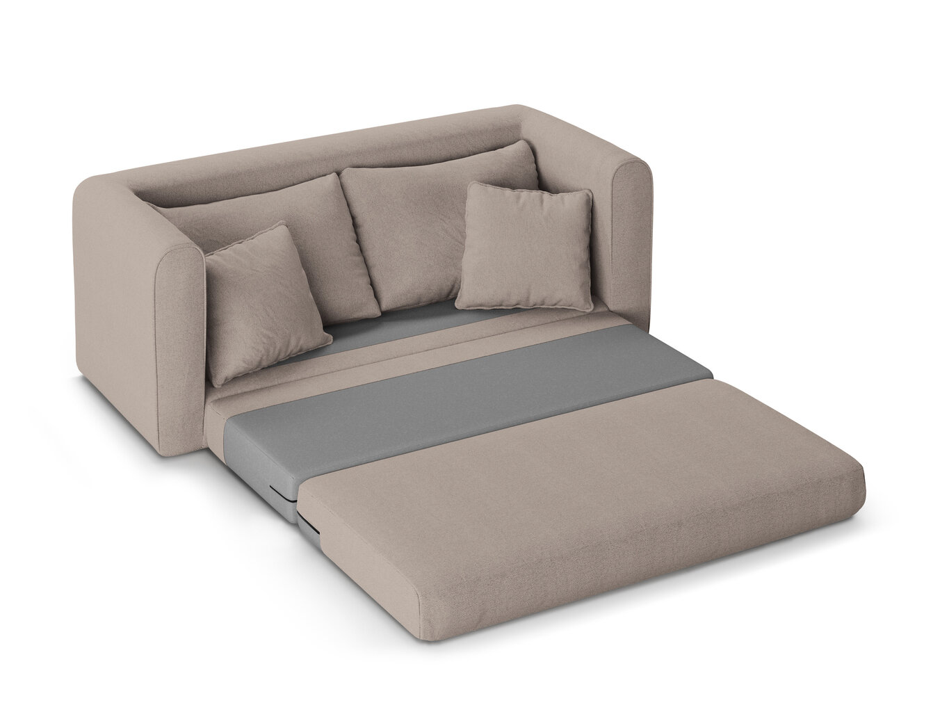 Sofa Micadoni Home Lido 2S, smėlio spalvos цена и информация | Sofos | pigu.lt