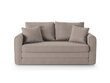 Sofa Micadoni Home Lido 2S, smėlio spalvos kaina ir informacija | Sofos | pigu.lt