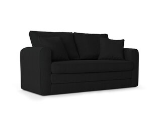 Sofa Micadoni Home Lido 2S, juoda kaina ir informacija | Sofos | pigu.lt
