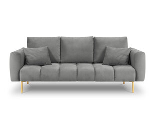 Sofa Micadoni Home Malvin 3S, pilka kaina ir informacija | Sofos | pigu.lt