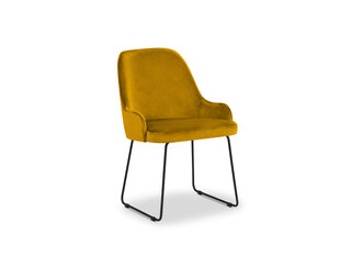 Kėdė Micadoni Home Olivine, geltona kaina ir informacija | Virtuvės ir valgomojo kėdės | pigu.lt