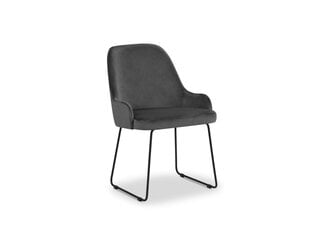 Kėdė Micadoni Home Olivine, tamsiai pilka kaina ir informacija | Virtuvės ir valgomojo kėdės | pigu.lt
