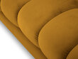 Sofa Micadoni Home Mamaia 2S, geltona/auksinės spalvos kaina ir informacija | Sofos | pigu.lt