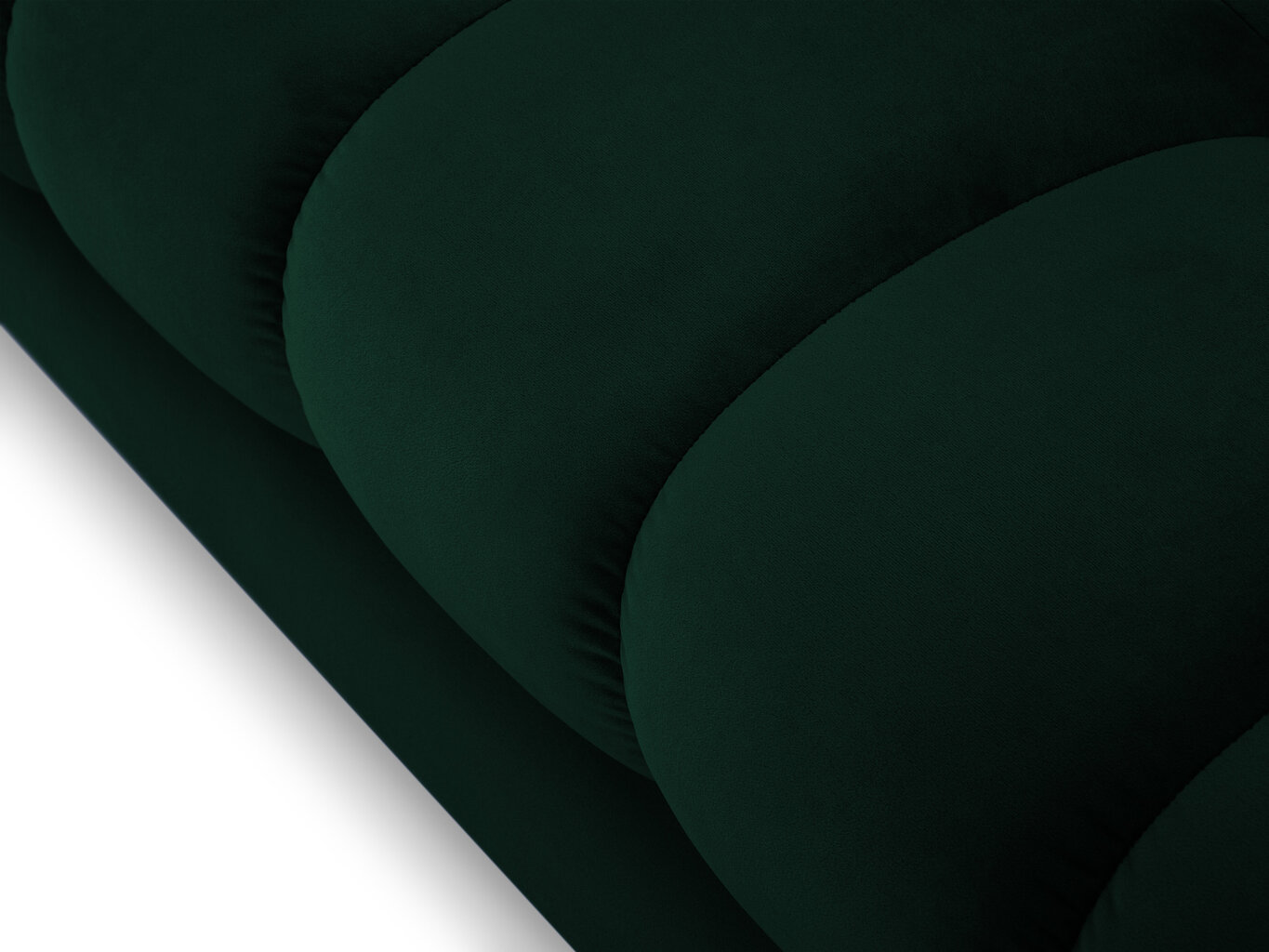 Sofa Micadoni Home Mamaia 3S, tamsiai žalia/auksinės spalvos kaina ir informacija | Sofos | pigu.lt