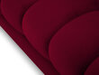 Sofa Micadoni Home Mamaia 4S, raudona/auksinės spalvos kaina ir informacija | Sofos | pigu.lt