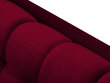 Sofa Micadoni Home Mamaia 4S, raudona/auksinės spalvos цена и информация | Sofos | pigu.lt