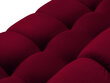 Sofa Micadoni Home Mamaia 4S, raudona/auksinės spalvos kaina ir informacija | Sofos | pigu.lt