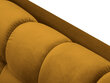 Sofa Micadoni Home Mamaia 4S, geltona/auksinės spalvos kaina ir informacija | Sofos | pigu.lt