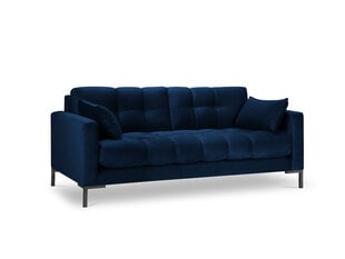 Sofa Micadoni Home Mamaia 2S, mėlyna/juoda kaina ir informacija | Sofos | pigu.lt