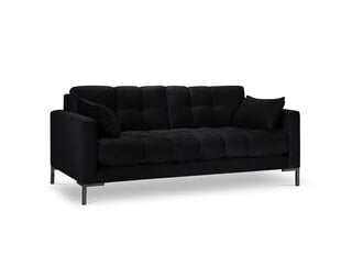 Sofa Micadoni Home Mamaia 3S, juoda kaina ir informacija | Sofos | pigu.lt