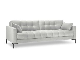 Sofa Micadoni Home Mamaia 4S, pilka/juodos spalvos kaina ir informacija | Sofos | pigu.lt