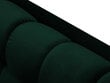 Kušetė Micadoni Home Mamaia 1S-V, žalia/juoda kaina ir informacija | Sofos | pigu.lt