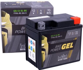 Akumuliatorius motociklams Intact Battery-Power Gel YTX5L-BS 12V 4Ah c20 70A kaina ir informacija | Moto akumuliatoriai | pigu.lt