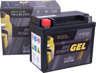 Аккумулятор для мотоциклов Intact Battery-Power GEL (YTX12-BS) 12V 10AH (c20) 210A (EN) цена и информация | Мото аккумуляторы | pigu.lt