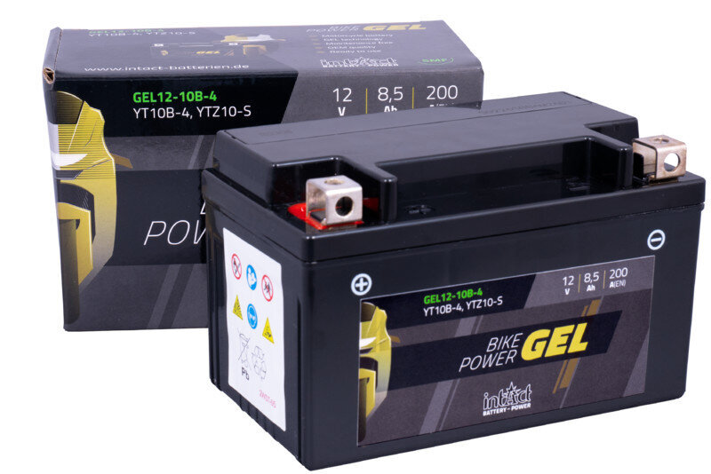 Akumuliatorius motociklams Intact Battery-Power Gel YTZ10-S 12V 8,5Ah c20 150A kaina ir informacija | Moto akumuliatoriai | pigu.lt