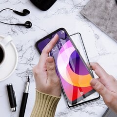 LCD apsauginis stikliukas 5D Full Glue Ceramic Glass Samsung A217 A21s lenktas juodas kaina ir informacija | Apsauginės plėvelės telefonams | pigu.lt