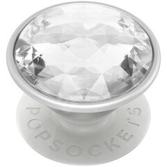 Popsockets PopGrip Disco Crystal Silver цена и информация | Держатели для телефонов | pigu.lt