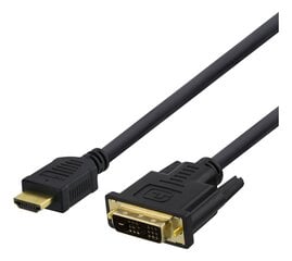 Deltaco, HDMI/DVI, 7 м цена и информация | Кабели и провода | pigu.lt