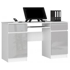 Rašomasis stalas NORE A5, baltas/šviesiai pilkas kaina ir informacija | Kompiuteriniai, rašomieji stalai | pigu.lt