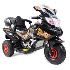 Одноместный электрический мотоцикл, черный цена и информация | Электромобили для детей | pigu.lt