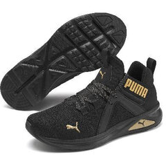 Женские кроссовки для тренировок Puma Enzo 2 Metal Wn s Puma Black-Gold - 19325701, черные цена и информация | Puma Женская обувь | pigu.lt