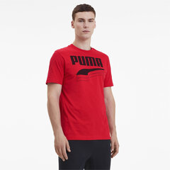 Laisvalaikio marškinėliai vyrams Puma Rebel Bold Tee High Risk Red - 58135611, raudoni kaina ir informacija | Vyriški marškinėliai | pigu.lt