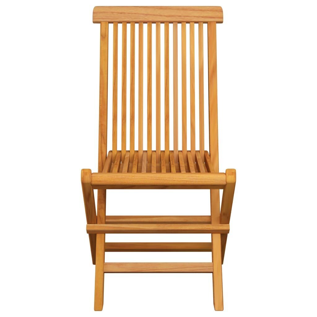 Sodo kėdės su pagalvėlėmis, 6vnt., kreminė, tikmedžio masyvas kaina ir informacija | Lauko kėdės, foteliai, pufai | pigu.lt