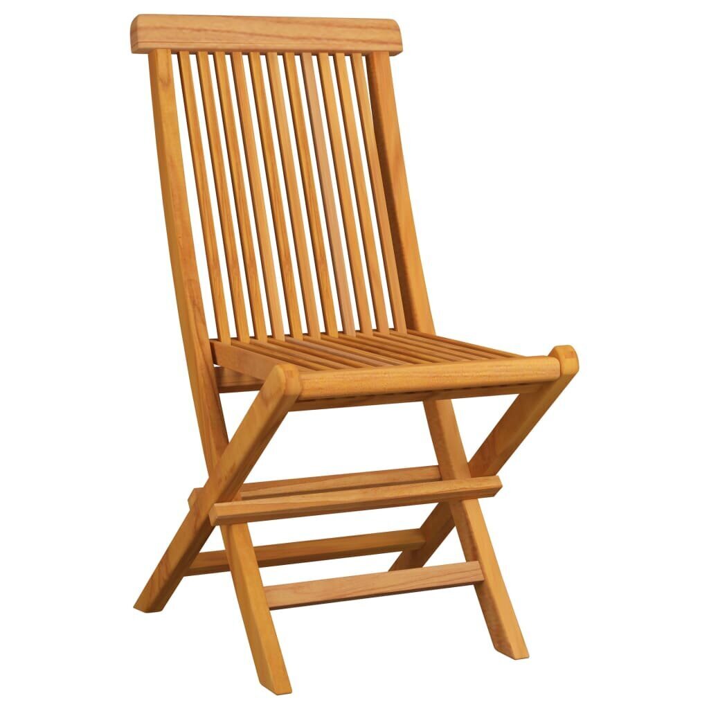 Sodo kėdės su pagalvėlėmis, 6vnt., vyno raudona, tikmedžio masyvas цена и информация | Lauko kėdės, foteliai, pufai | pigu.lt
