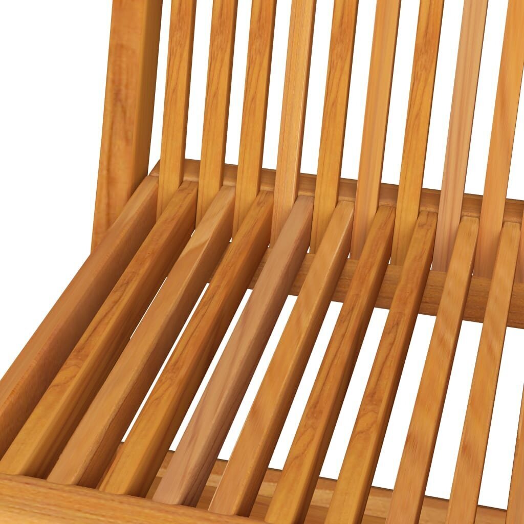 Sodo kėdės su pagalvėlėmis, 6vnt., žalios, tikmedžio medienos masyvas цена и информация | Lauko kėdės, foteliai, pufai | pigu.lt