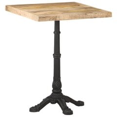 Bistro staliukas, 60x60x77 cm, rudas kaina ir informacija | Virtuvės ir valgomojo stalai, staliukai | pigu.lt