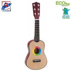 Vaikiška medinė gitara Woody, 91151 цена и информация | Развивающие игрушки | pigu.lt