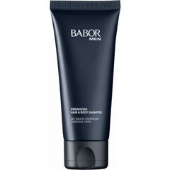 Energizuojantis plaukų šampūnas ir kūno prausiklis vyrams Babor Energizing Hair & Body Shampoo, 200 ml kaina ir informacija | Dušo želė, aliejai | pigu.lt