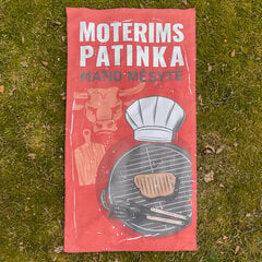 Полотенце для путешествий «Moterims patinka mano mėsytė» цена и информация | Другие оригинальные подарки | pigu.lt