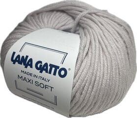 Пряжа Lana Gatto MAXI SOFT 13701,   50г/90м, розово-серый цена и информация | Принадлежности для вязания | pigu.lt