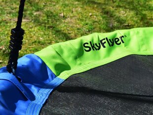 Sūpynės "SkyFlyer", 100 cm skersmens, spalvotos kaina ir informacija | Sūpynės | pigu.lt