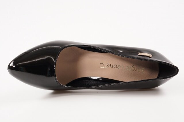 Aukštakulniai batai moterims Sergio Leone, juodi kaina ir informacija | Bateliai moterims  | pigu.lt