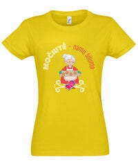 Marškinėliai moterims Namų šiluma, geltoni kaina ir informacija | Marškinėliai moterims | pigu.lt