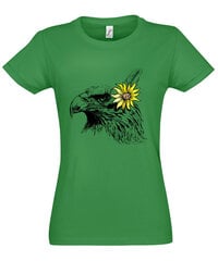 Marškinėliai moterims Pastabioji, žali kaina ir informacija | Marškinėliai moterims | pigu.lt